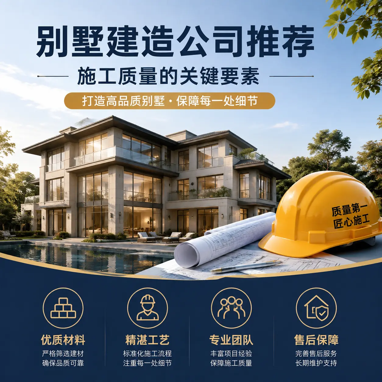 别墅建造公司推荐: 习水 施工质量的关键要素