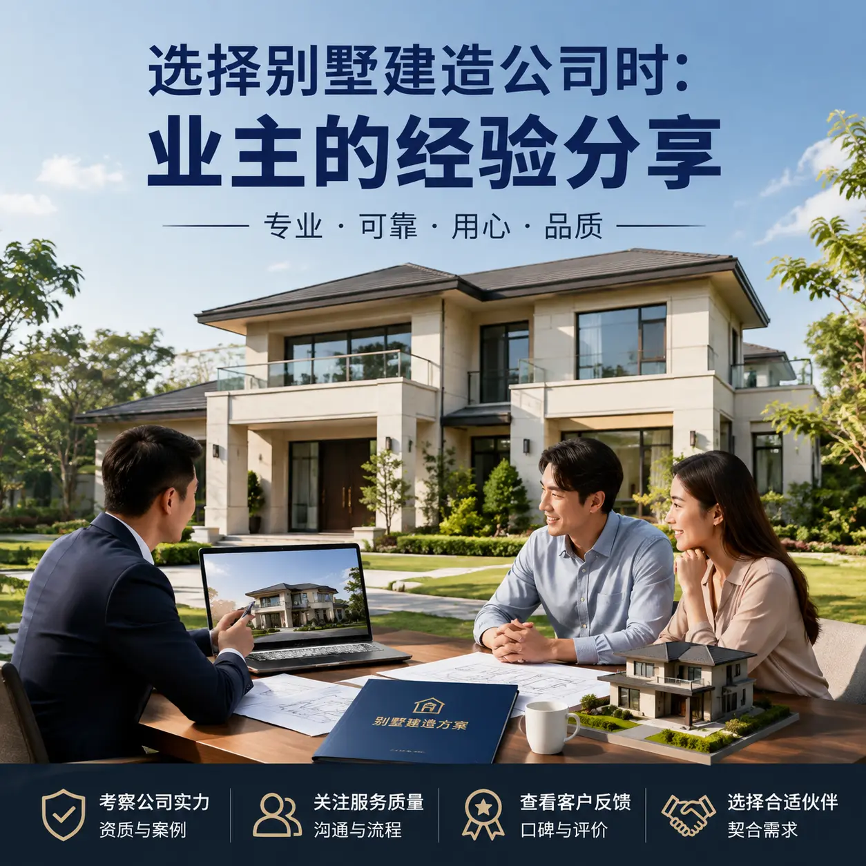 选择别墅建造公司时: 习水 业主的经验分享