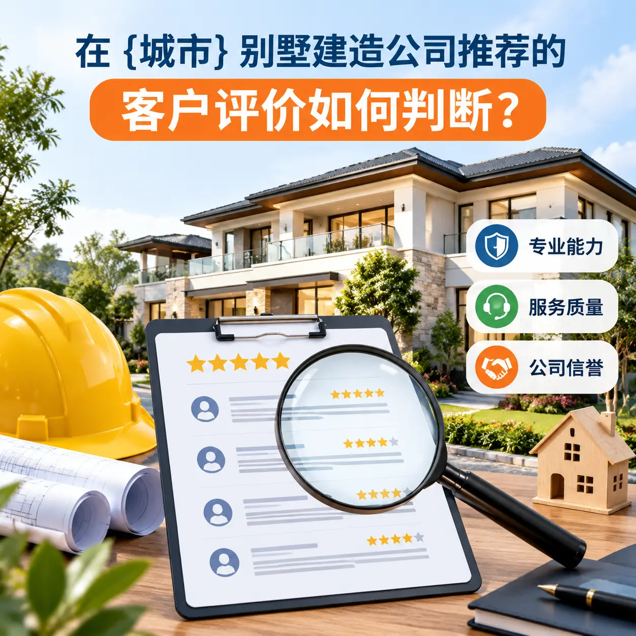 在 习水 别墅建造公司推荐的客户评价如何判断?