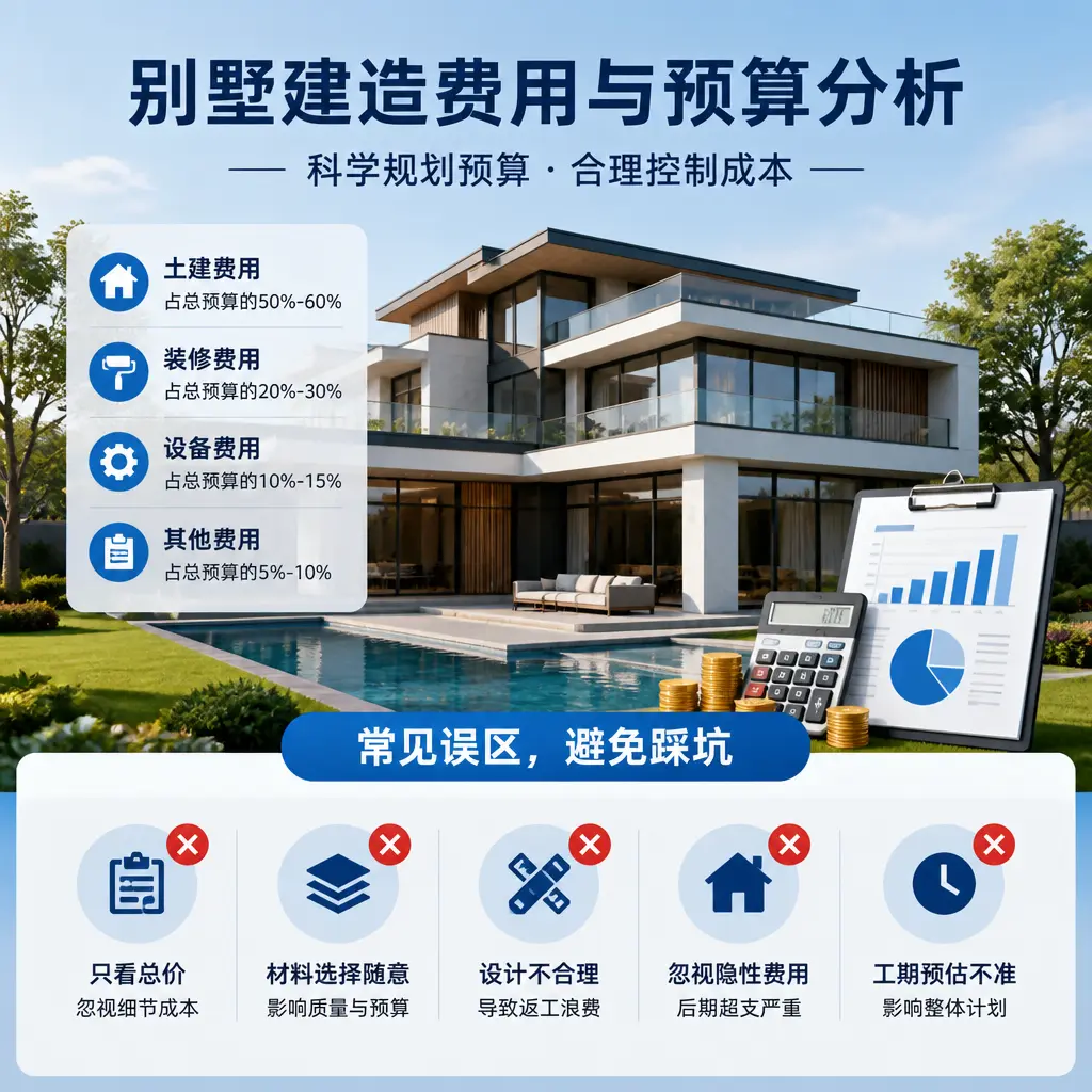 别墅建造公司推荐： 习水 建造别墅的费用与预算分析