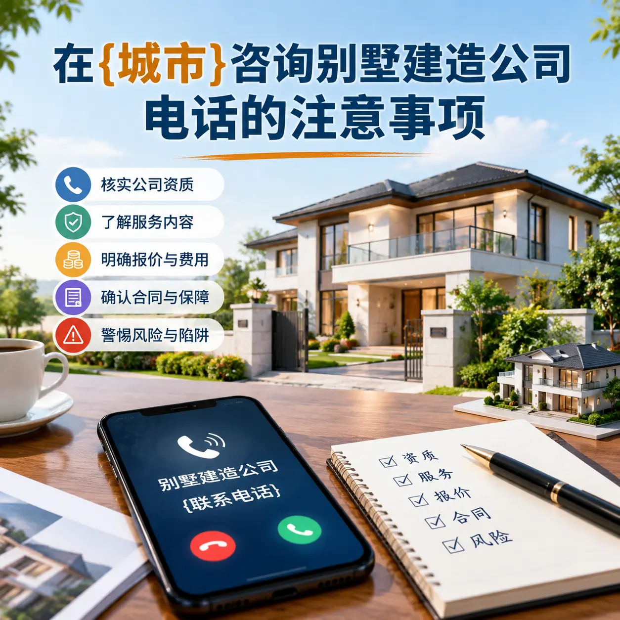 在习水咨询别墅建造公司电话的注意事项